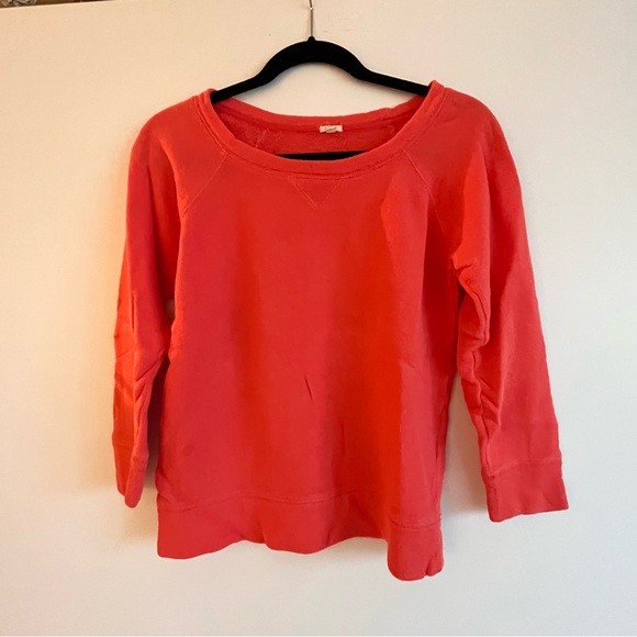 CORAL VINTAGE J CREW SWEATSHIRT - Picture 8 of 8